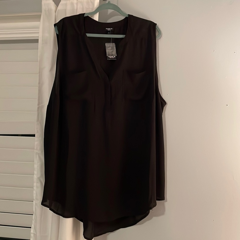 Torrid sheer tank. Size 4 (26). Black